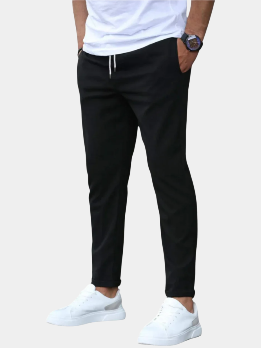 Men's Stretch Trousers Relaxed Fit Casual Everyday Versatile Wear