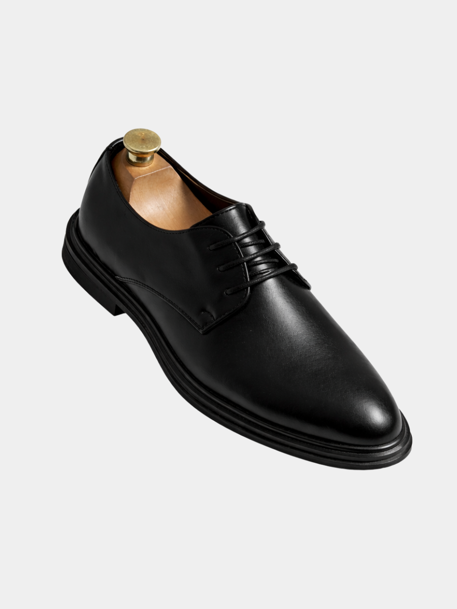 Men's Derby Shoes Classic Lace-Up Design Formal Style Versatile Everyday Wear