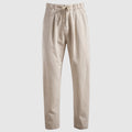 Men's Leg Linen Drawstring Trousers