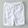 Men's Rolled Linen Cuffs Shorts