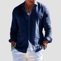 Men's Holiday Linen Shirt