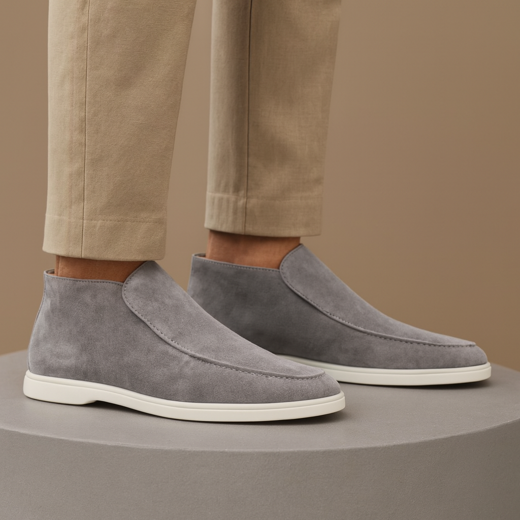Men's Suede Loafers Classic Elegance Timeless Design Versatile Casual Wear