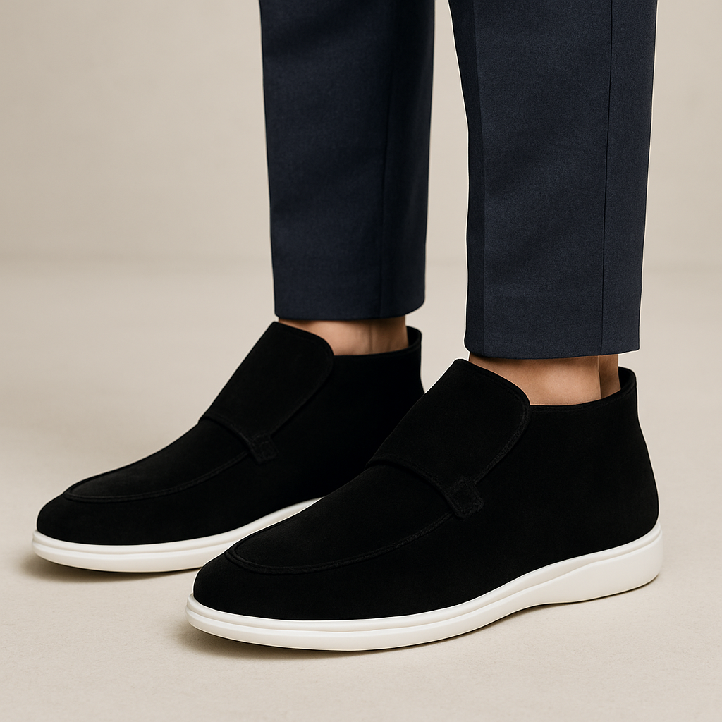 Men's Suede Loafers Classic Elegance Timeless Design Versatile Casual Wear