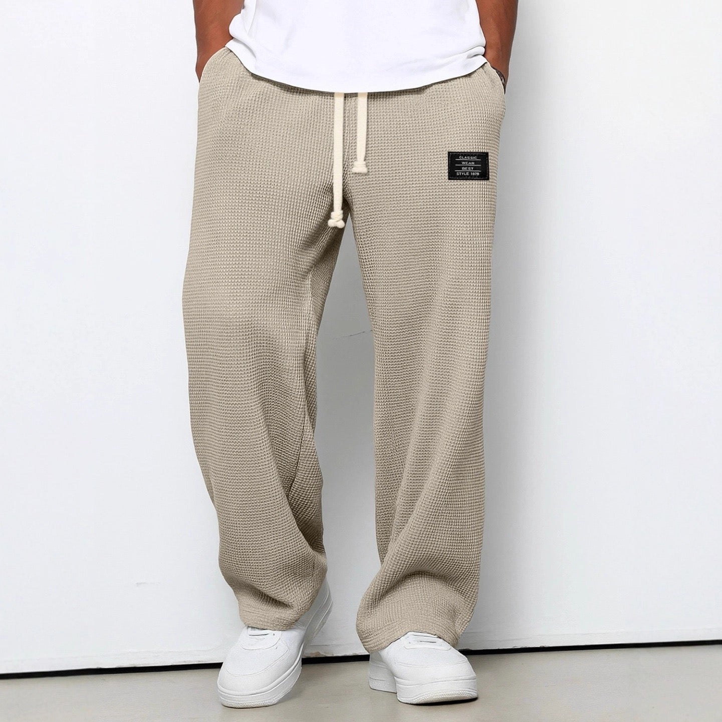 Men's Relaxed Fit Pants | Adjustable Waist