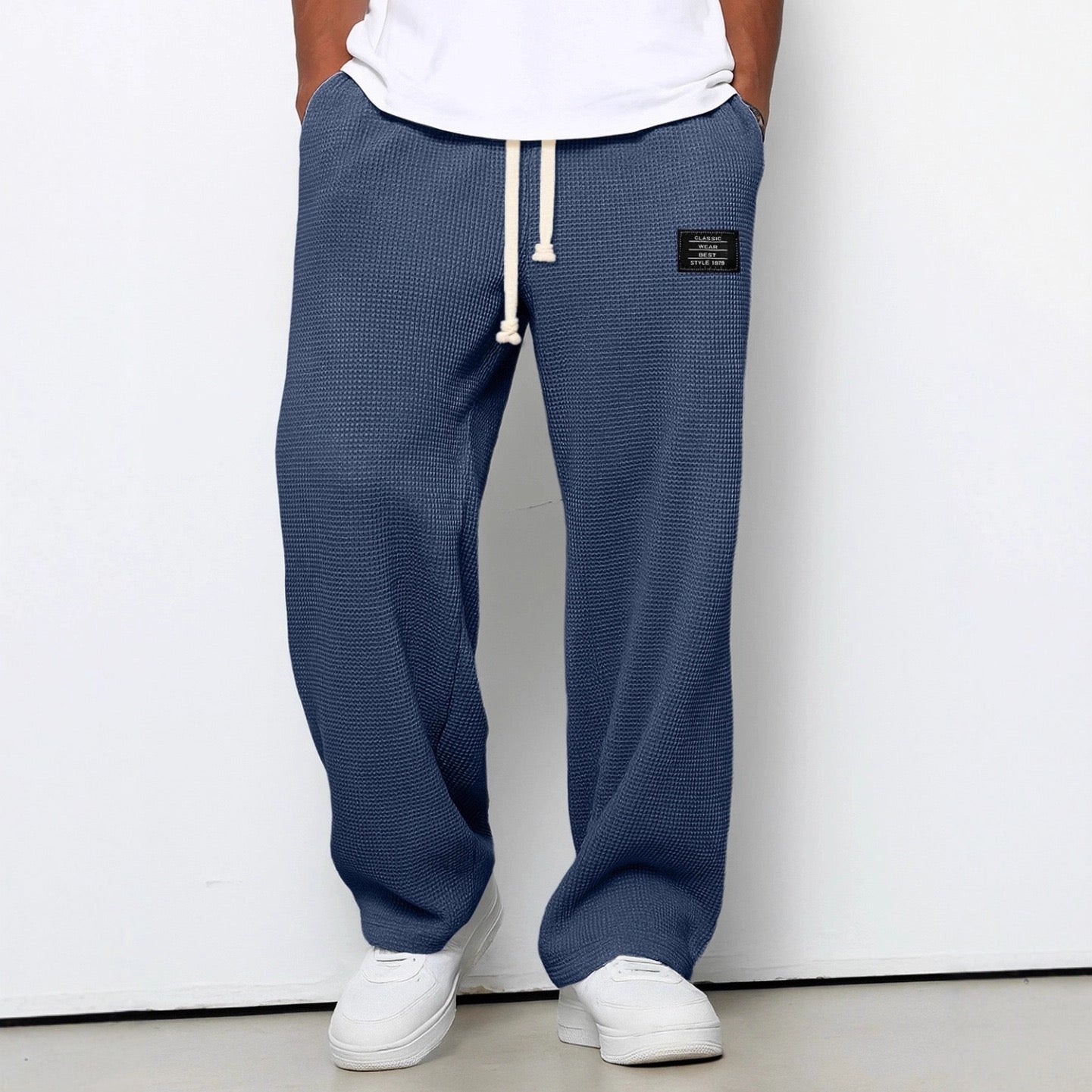 Men's Relaxed Fit Pants | Adjustable Waist