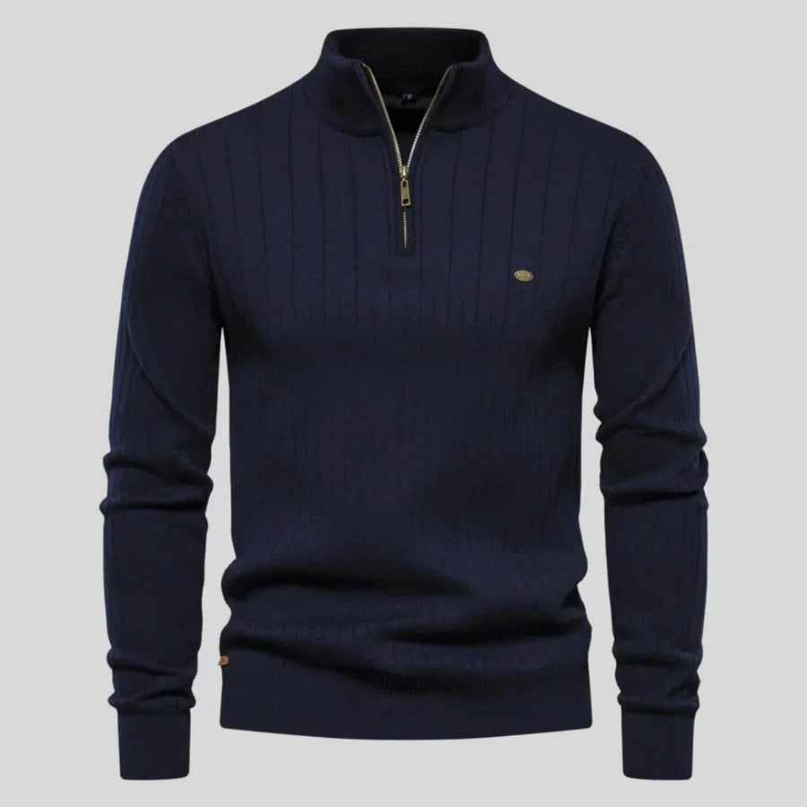 Men's Versatile Sweater Classic Fit Long Sleeve Crew Neck Everyday Casual