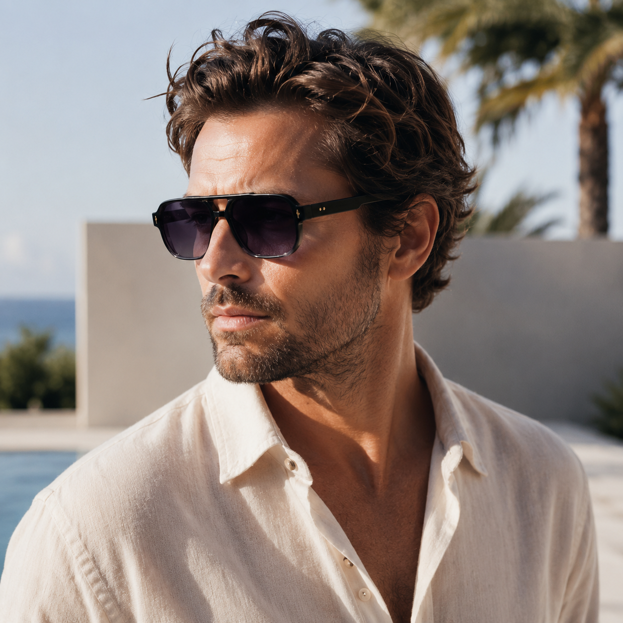 Men's Vintage Square Sunglasses | Retro