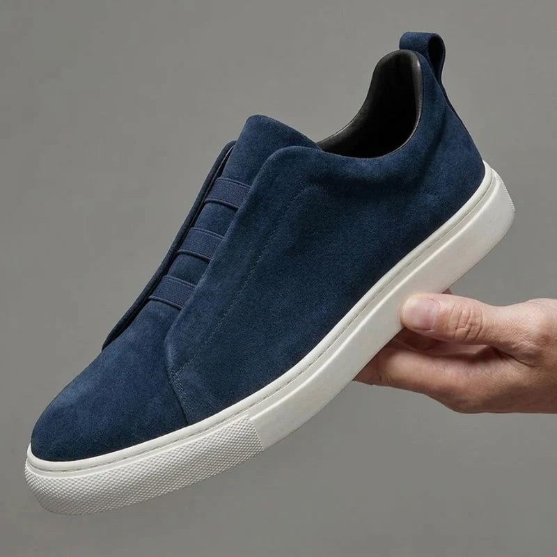 Men’s Stylish Suede Slip-On Sneakers | Casual