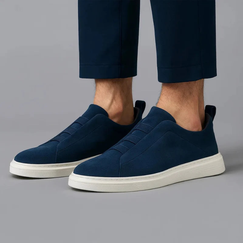 Men’s Stylish Suede Slip-On Sneakers | Casual