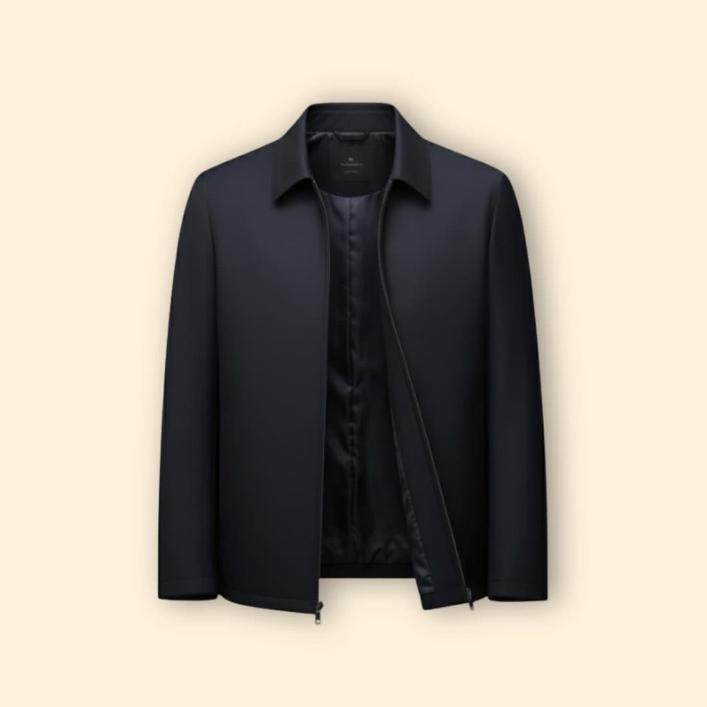 Men Jacket with Zip Front