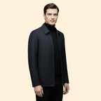 Men Jacket with Zip Front