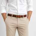 Men's Stylish Woven Belt | Casual Business Accessory