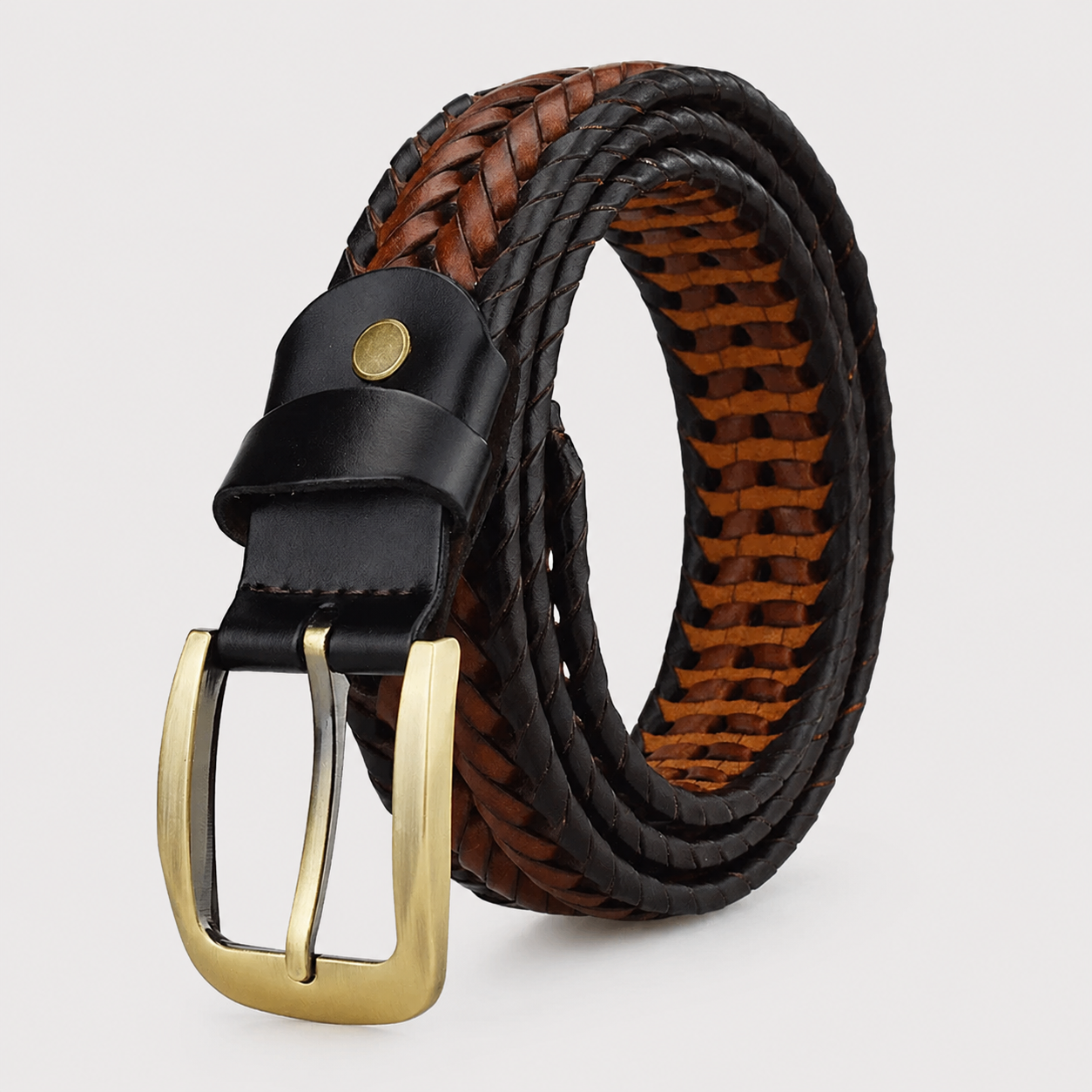 Men's Stylish Woven Belt | Casual Business Accessory
