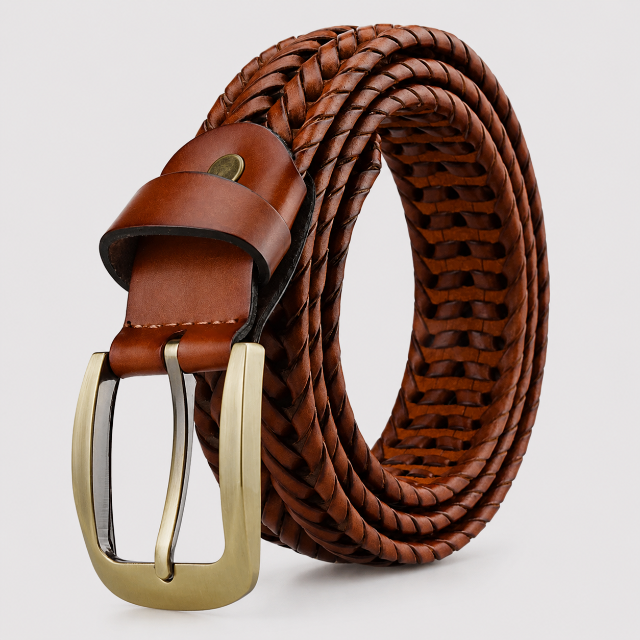 Men's Stylish Woven Belt | Casual Business Accessory