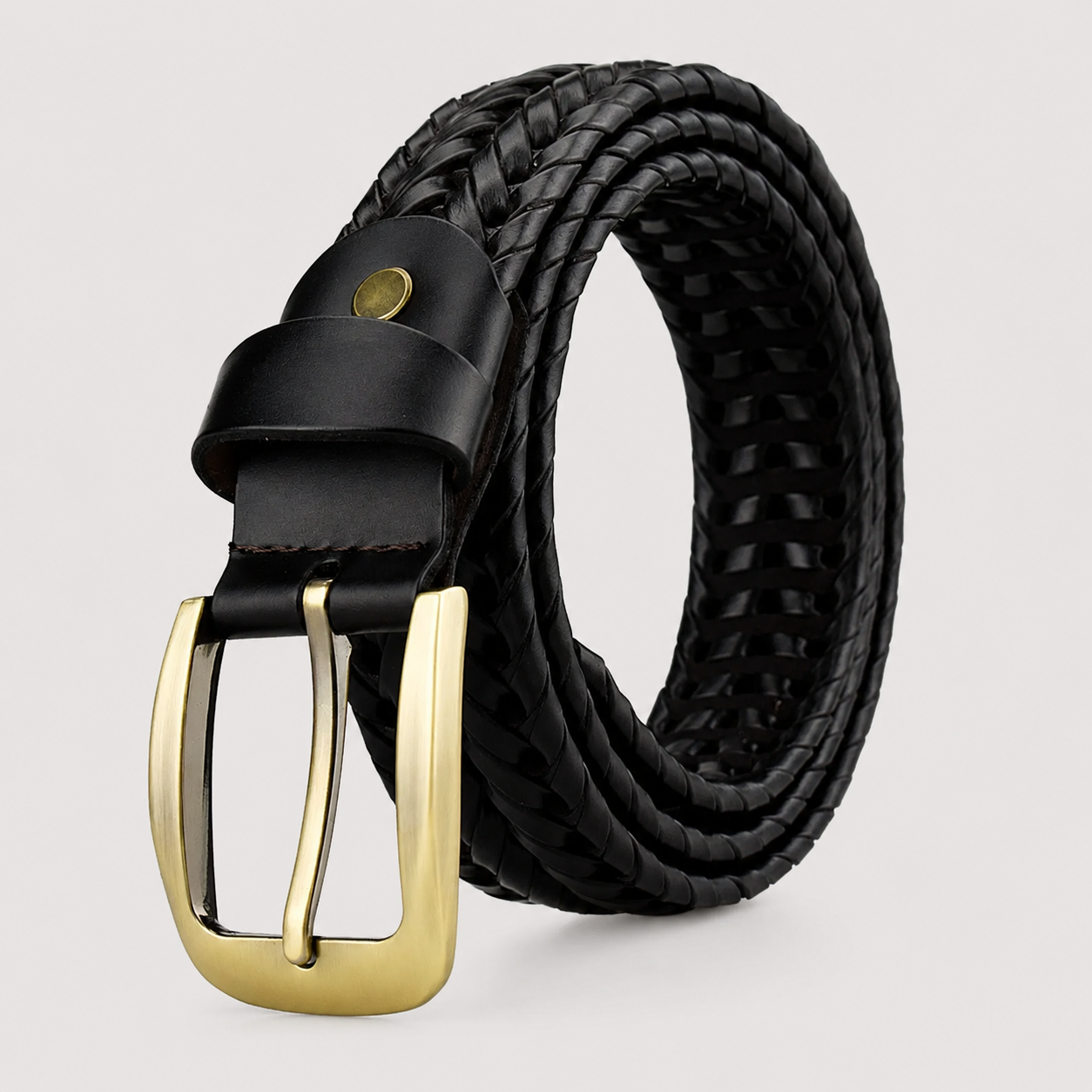 Men's Stylish Woven Belt | Casual Business Accessory