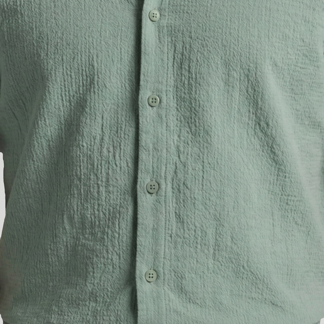 Men’s Casual Button-Down Set