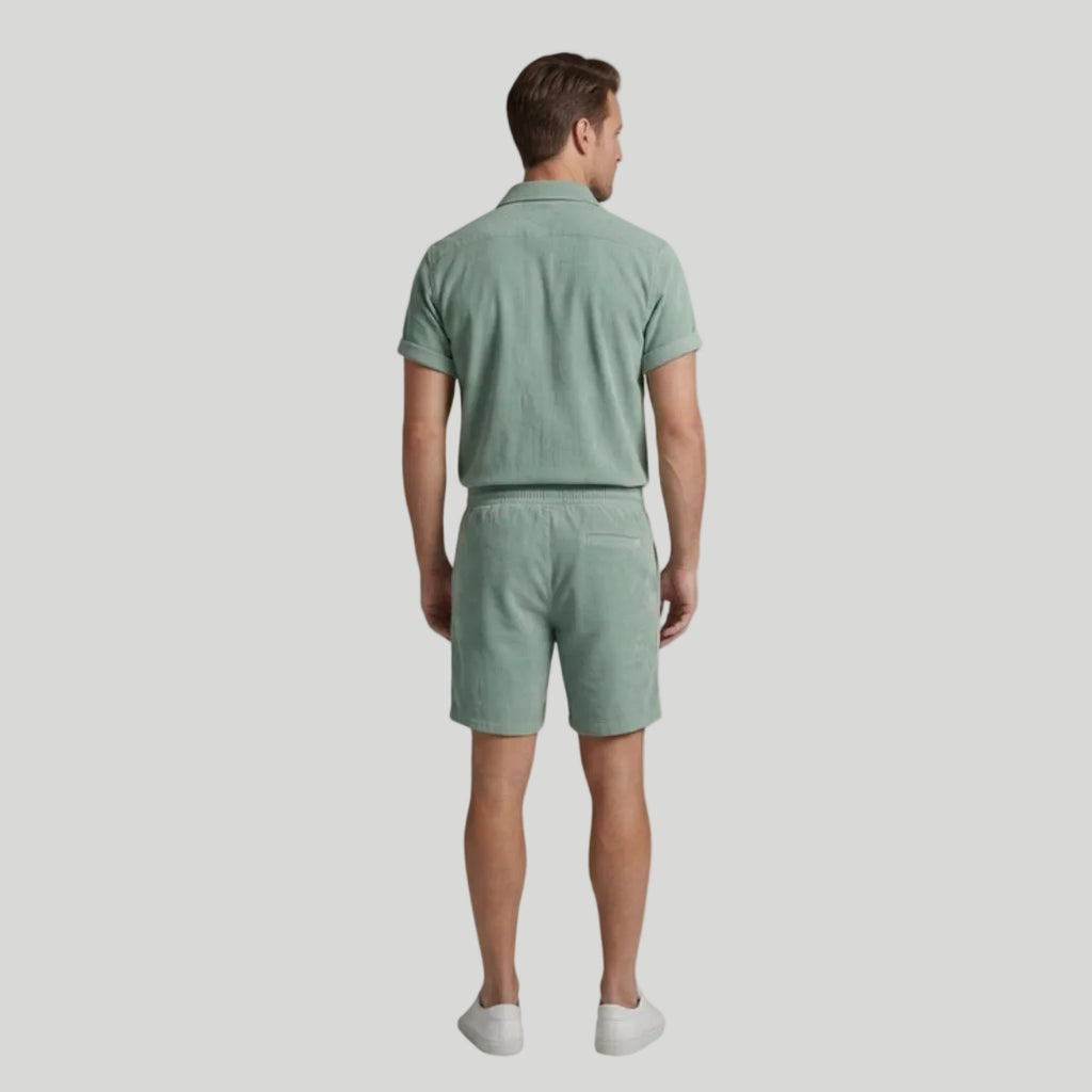Men’s Casual Button-Down Set