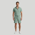 Men’s Casual Button-Down Set