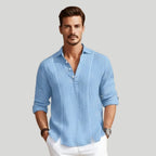 Men's Casual Henley Shirt