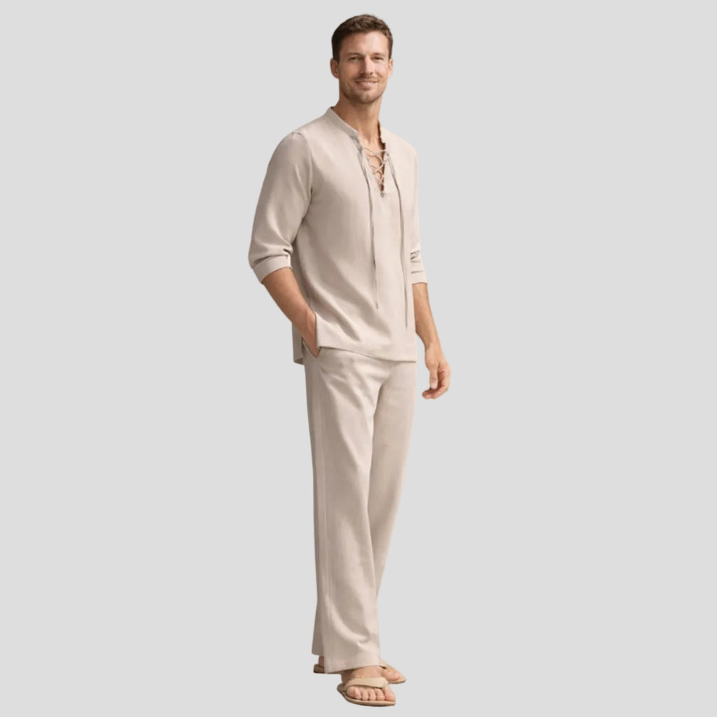 Men's Casual Lace-Up Set