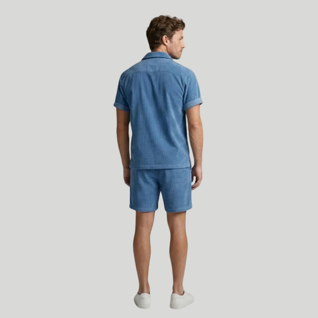 Men’s Casual Shirt & Shorts Set