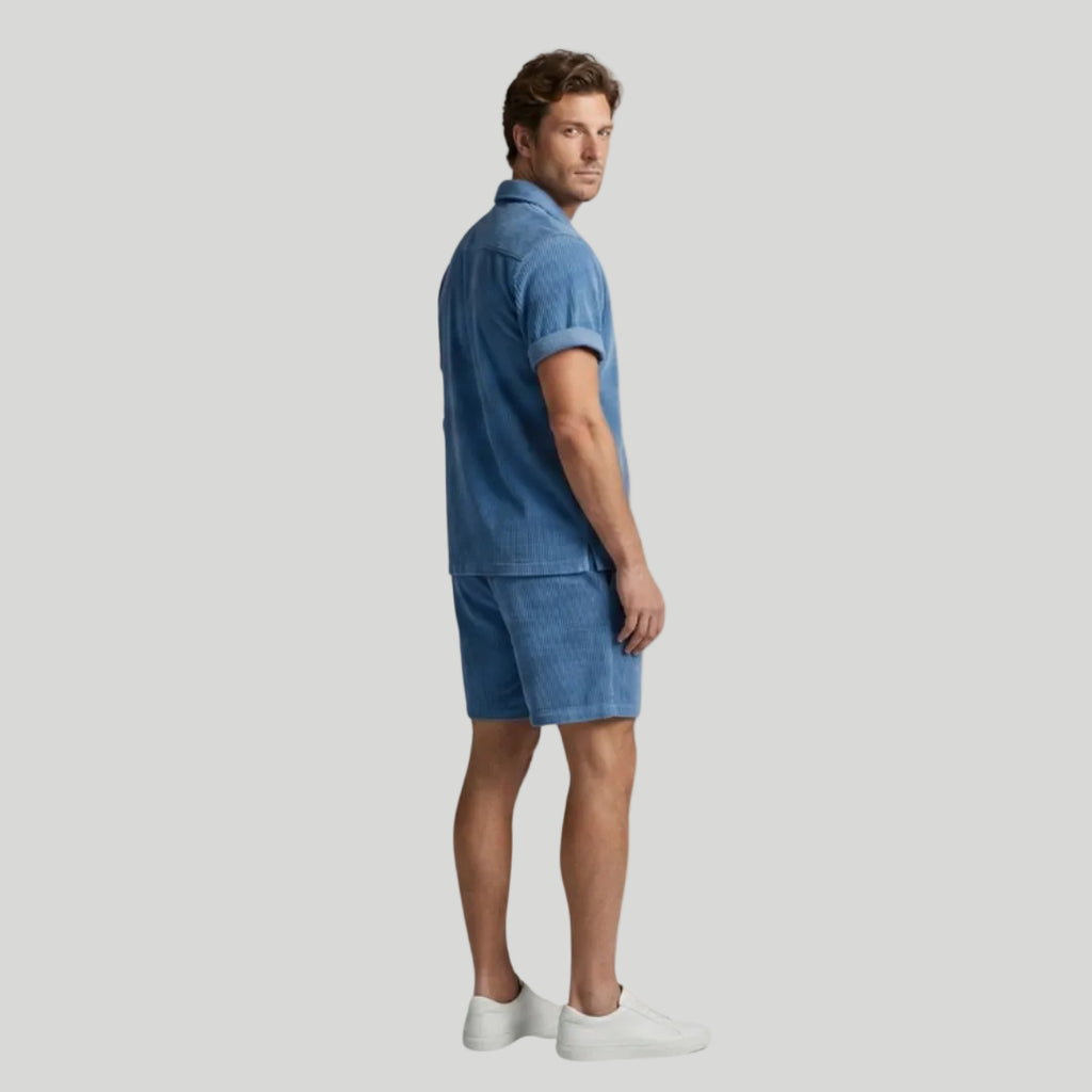 Men’s Casual Shirt & Shorts Set