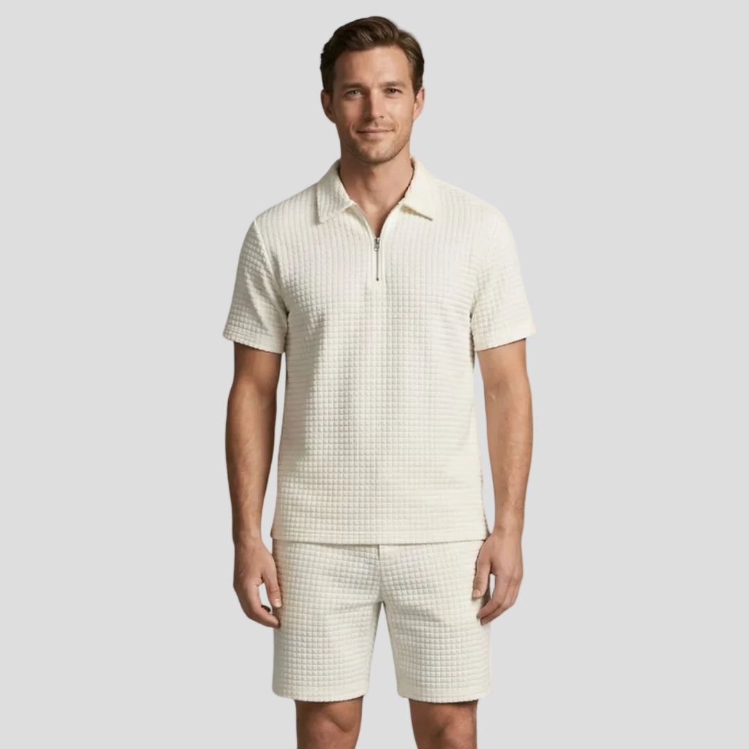 Men's Casual Zip Set