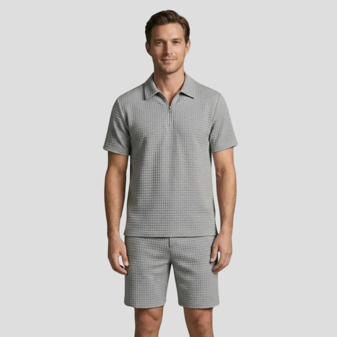 Men's Casual Zip Set