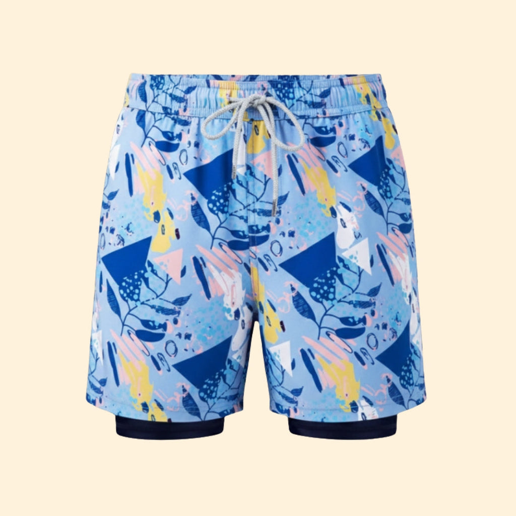 Men's Coastal Print Swim Shorts