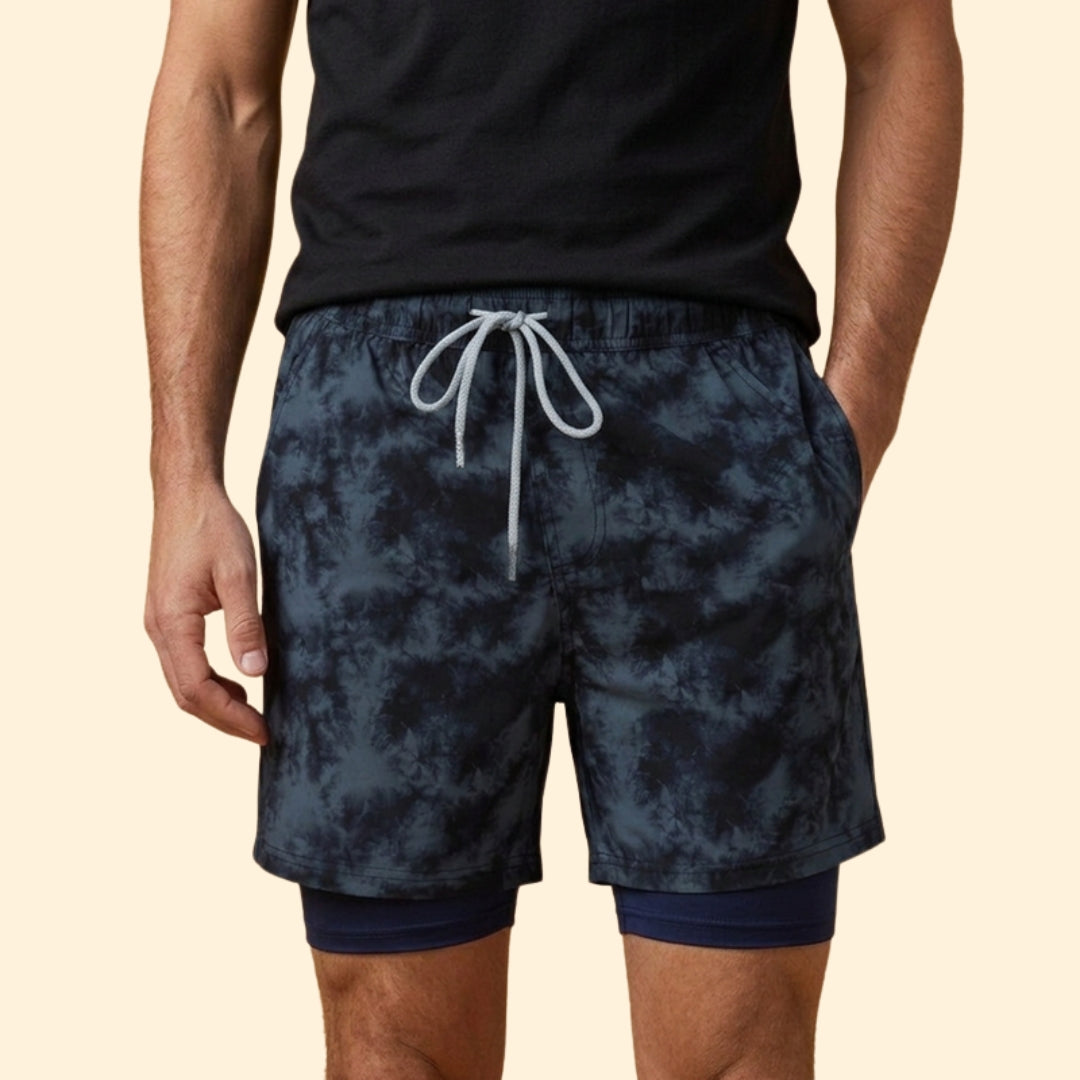Men's Coastal Print Swim Shorts