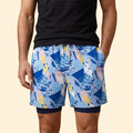 Men's Coastal Print Swim Shorts