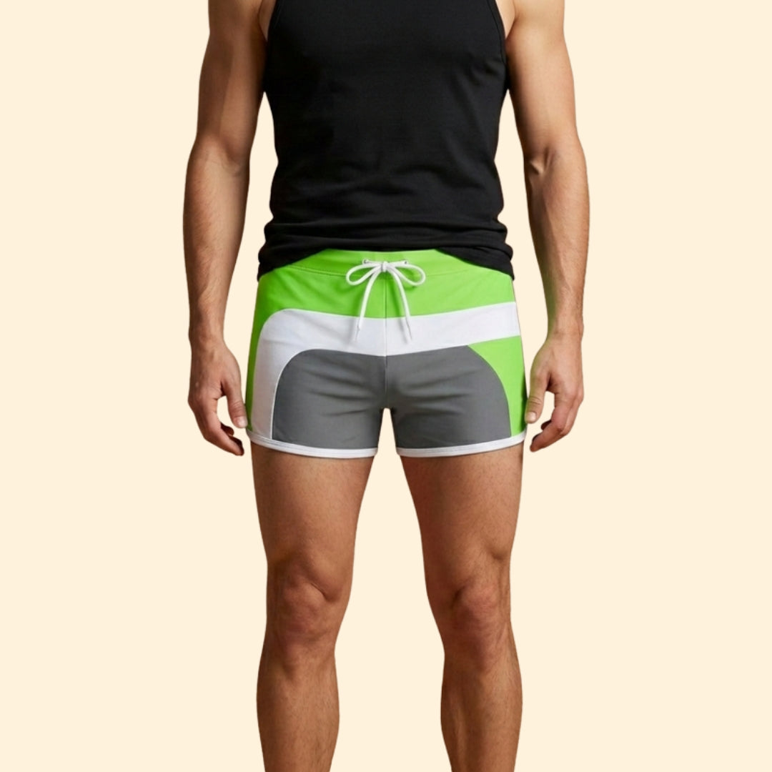 Men's Color Block Swim Shorts