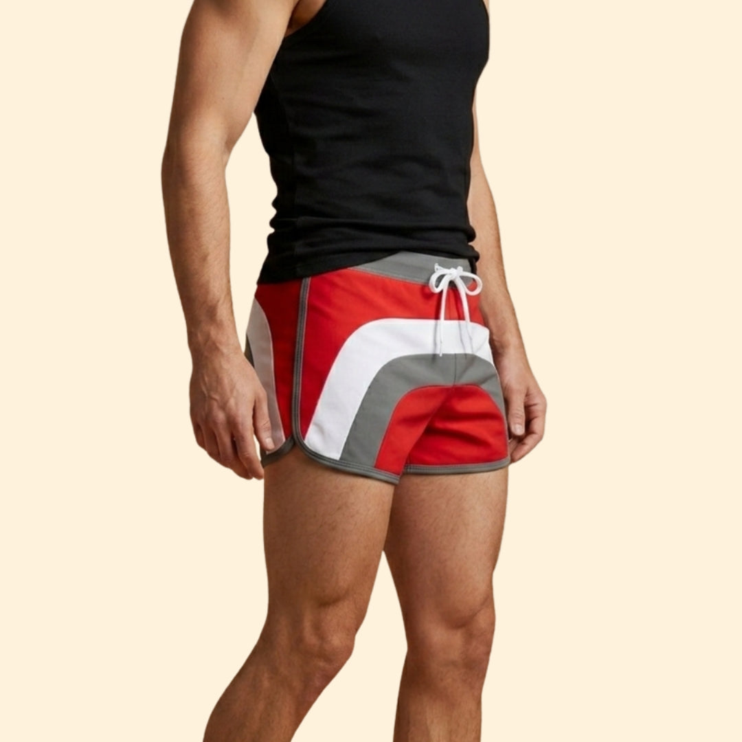 Men's Color Block Swim Shorts