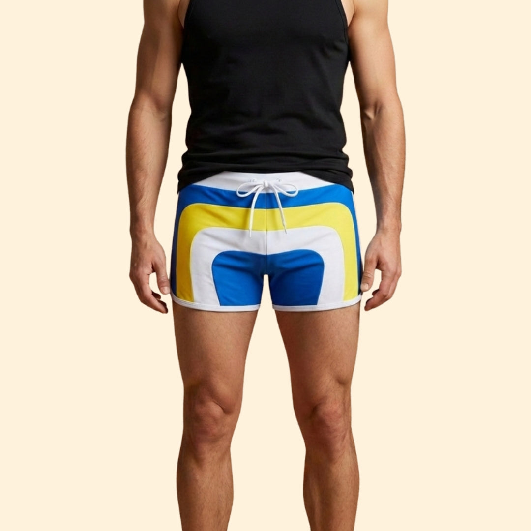 Men's Color Block Swim Shorts
