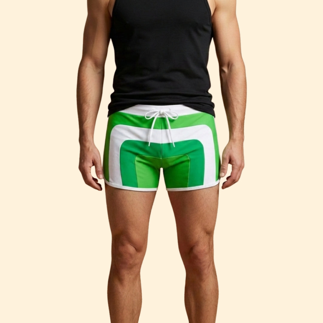 Men's Color Block Swim Shorts