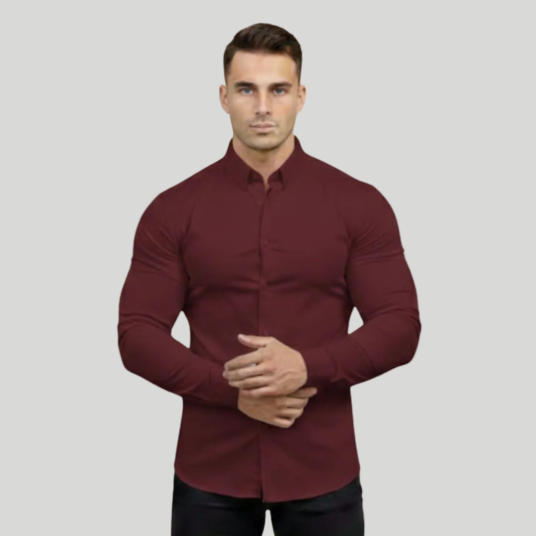 Men's Fitted Button Shirt