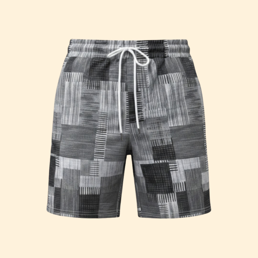 Men's Geometric Print Swim Shorts