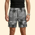 Men's Geometric Print Swim Shorts