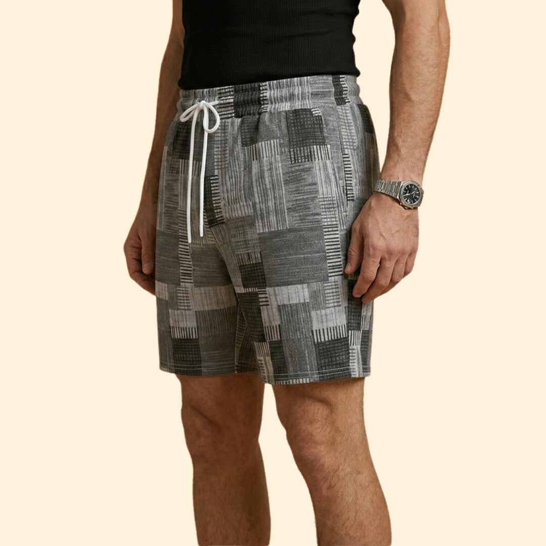 Men's Geometric Print Swim Shorts