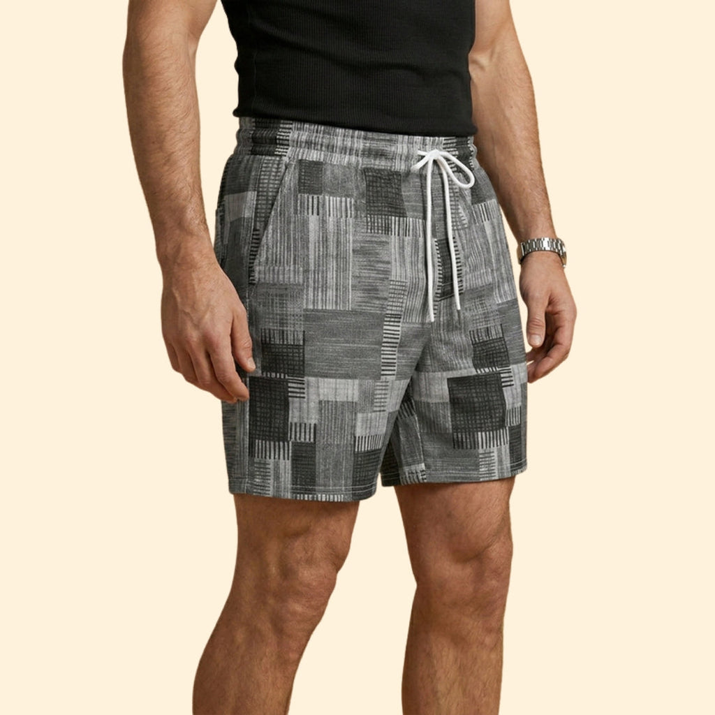 Men's Geometric Print Swim Shorts