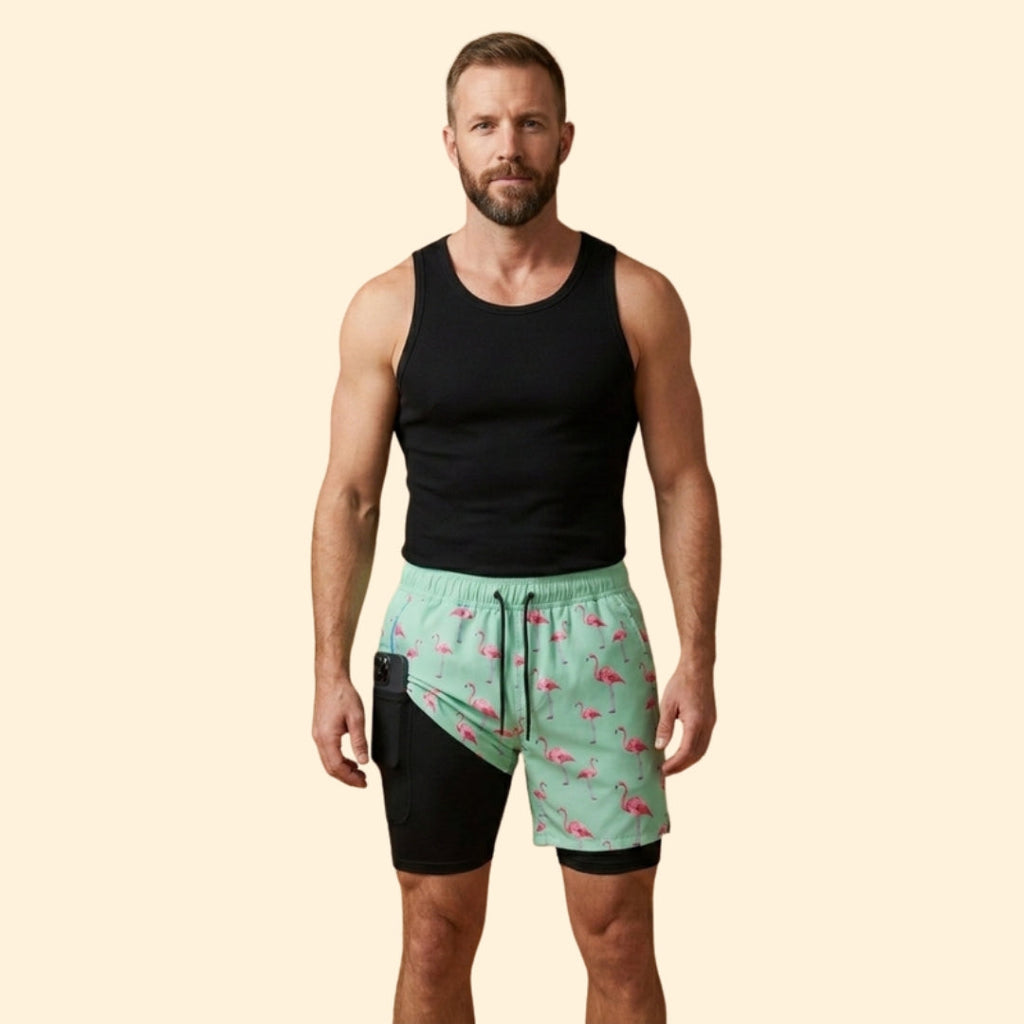 Men's Graphic Swim Shorts
