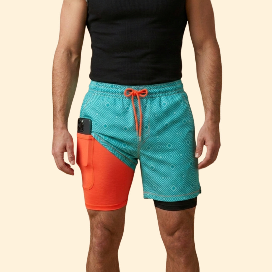Men's Graphic Swim Shorts