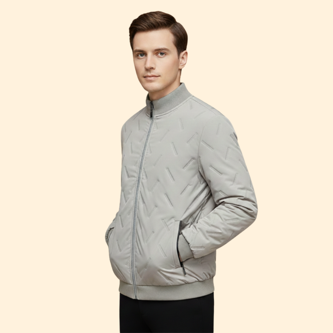 Men's Hip-Length Bomber Jacket