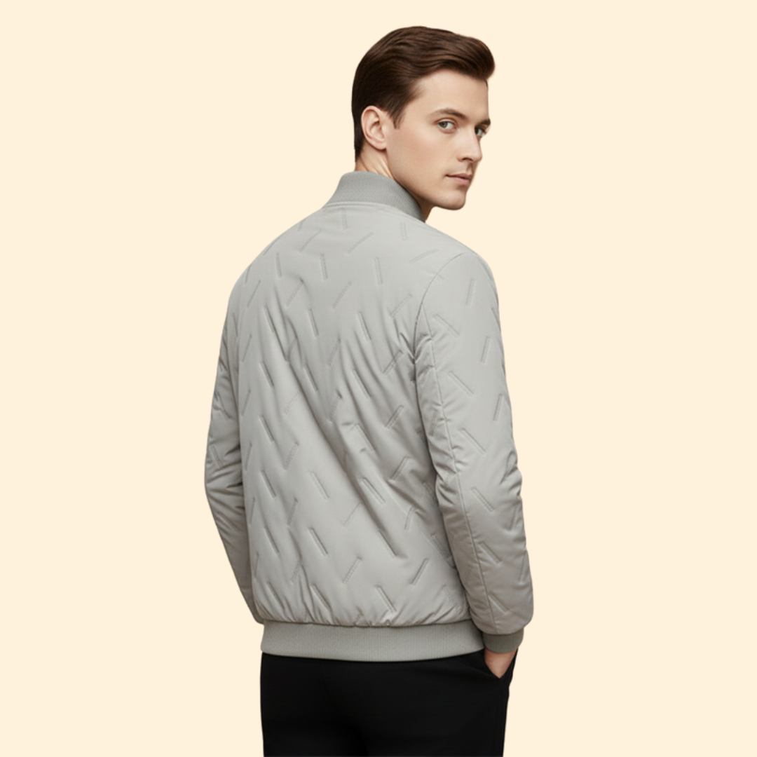 Men's Hip-Length Bomber Jacket