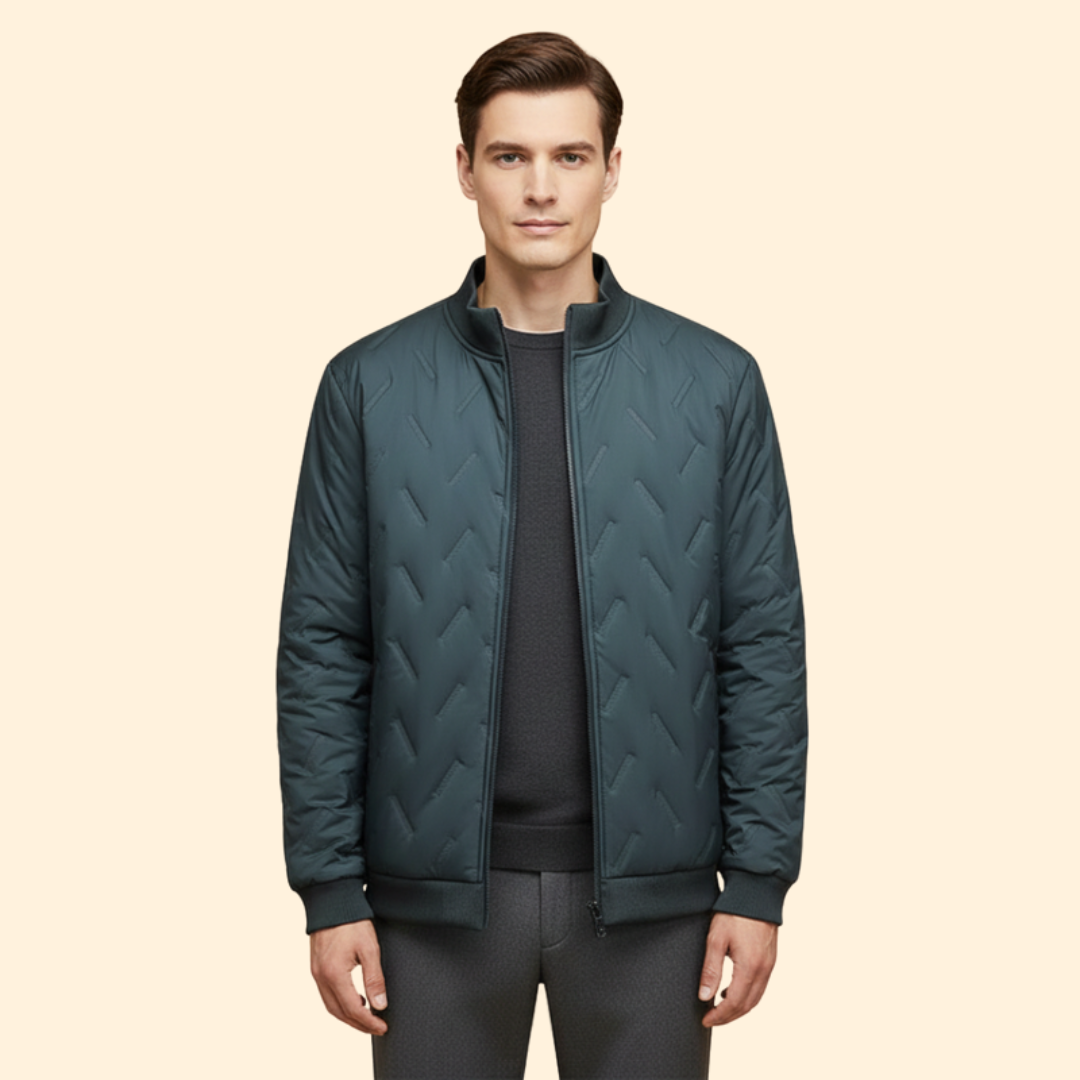 Men's Hip-Length Bomber Jacket