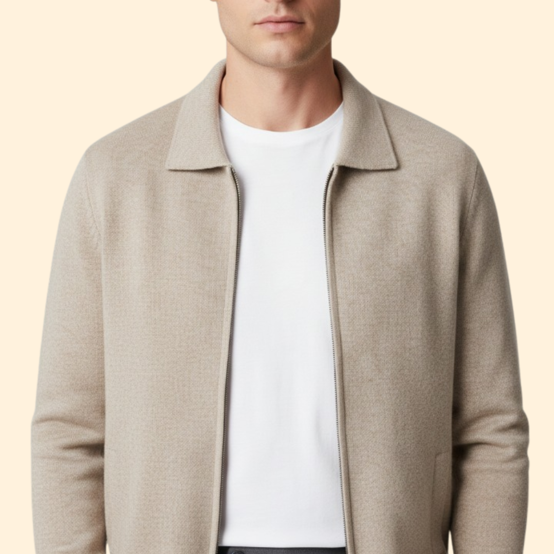 Men’s Knit Ziper Jacket