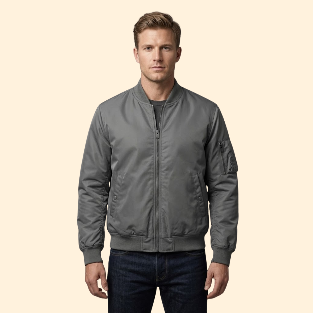 Men’s Lined Bomber Jacket
