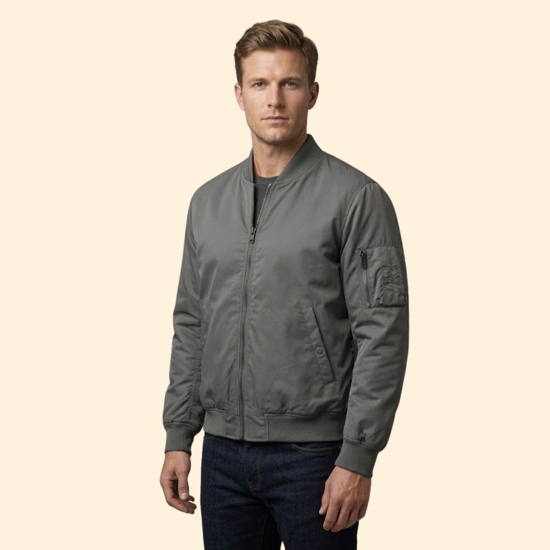 Men’s Lined Bomber Jacket