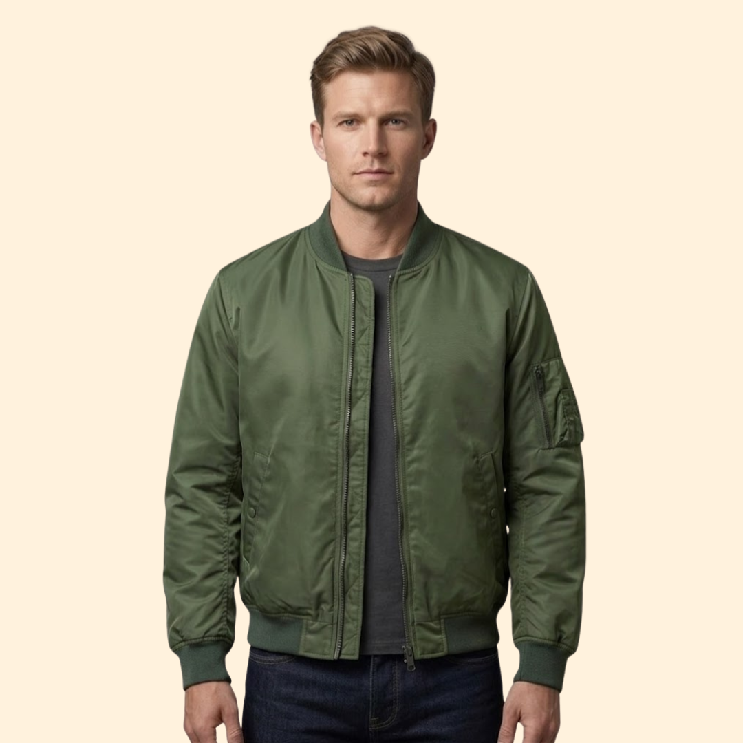 Men’s Lined Bomber Jacket