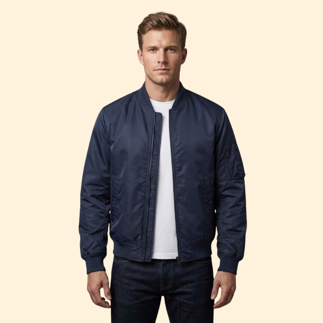 Men’s Lined Bomber Jacket
